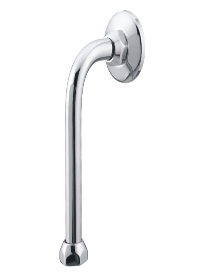 Pixaflo Stainless Steel 9" L-Bend for Wall Mixer | 1/2" X 3/4" Hex Nipple | Compatible for All Types of 2 in 1 and 3 in 1 Wall Mixers - Image 1